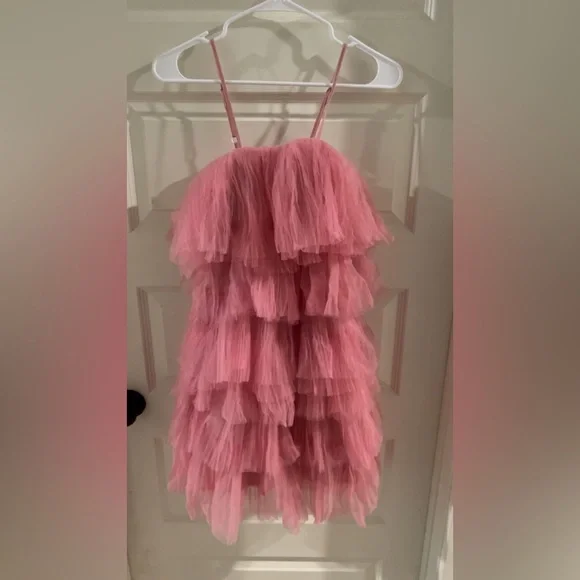 charming lady | Dresses | A Almost Rose Colored Tulle Dress From Charming  Lady | Poshmark